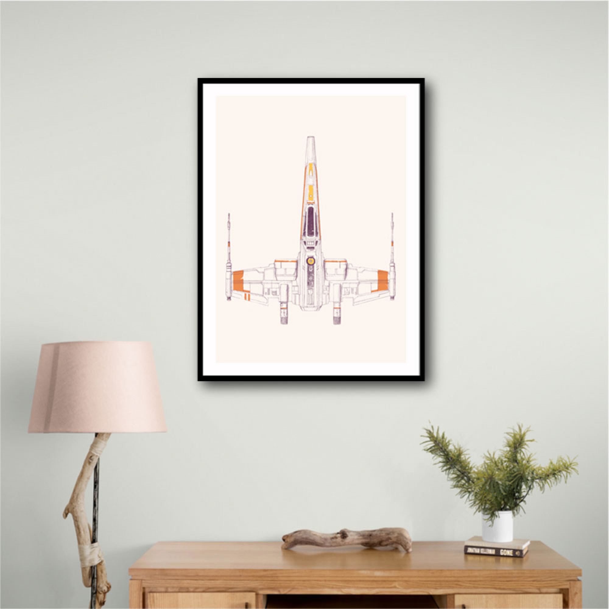 Spaceship Wall Art